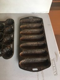 F - Three Vintage Cast Iron Cookware Pieces