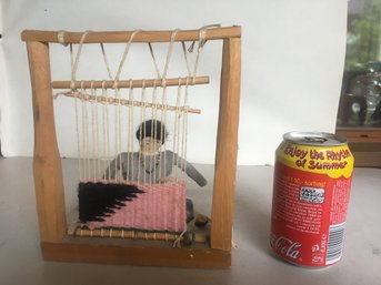 A - Central American Weaver Figural Scene