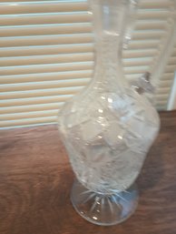 Hand Cut Crystal Decanter
