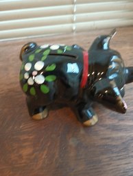 Vintage Evil Pig Piggy Bank