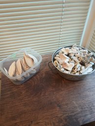 Large Lot Of Coral And Shells
