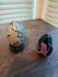 Mount Saint Helens Glass, Egg And Decorative Egg