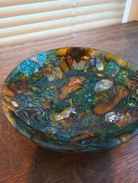 Fused Glass Art Plate