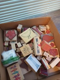 Large Lot Of Rubber Stamps, 44