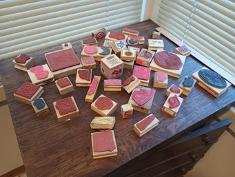 Large A Lot Of Rubber Stamps 47