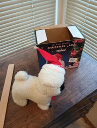 Walking Musical Christmas Lamb By Mann
