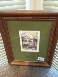 70s Cute Bathroom Art