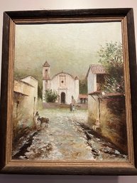 Original Oil On Canvas Signed Estevio ?