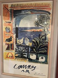 Picasso Travel Poster Lithograph 1993 Portal Publications