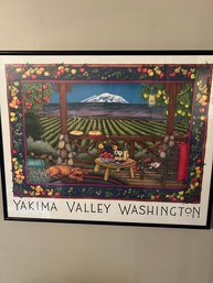 Yakima Valley Wine Poster Beth Logan