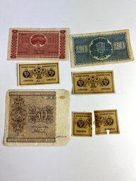 Mixed Lot Finnish Vintage / Antique Finnish Currency