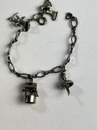 Vintage Charm Bracelet Unmarked