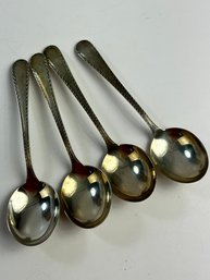 S Kirk & Son Sterling Silver 6' Soup Spoons 124.4g