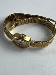 Bulova Dior 14k Case And Band Women's Watch 23.5g Not Running