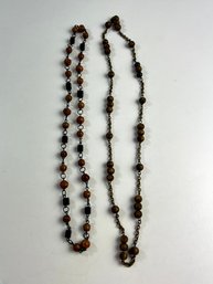 Decorative Wood Bead Necklaces