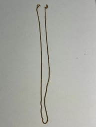 12k Gold Chain Necklace 2.1g