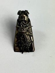 Unmarked Silver Lan Caihe Taoist 8 Immortals7.5g