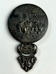 Vintatge Hans Jensen Rapousse Small Hand Mirror Denmark