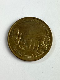 Yellowstone Park Commemorative $1 Coin 1980