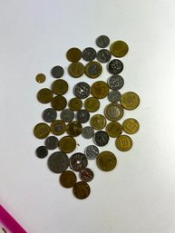 Mixed Lot Of Foreign Coins - Israel, Canada, ++