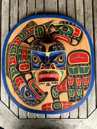 Unfinished Authentic Northwest Native Mask (P-18)