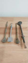 (4) Vintage Terba Mate Straws (P-78)