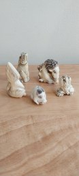 (5) Vintage Japanese Animal Netsuke Beads  (P-98)
