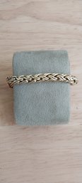 Tiffany & Co. 14kt Yellow Gold Woven Chain Bracelet (E1001)