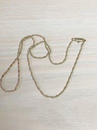 Vintage Mexico Sterling Silver 18 Twisted Rope Chain   (DL11)
