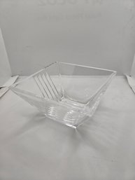Tiffany Metropolis Vintage Art Deco Crystal Bowl (EL1)