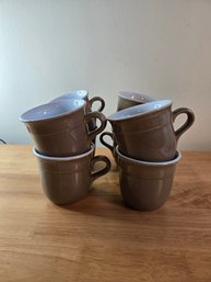 (8) Emile Henry Traditional Coffee Mugs (EL12)