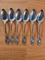 (6) Rogers, Lunt & Bowlen 'Monticello' Sterling Spoons (EL30)