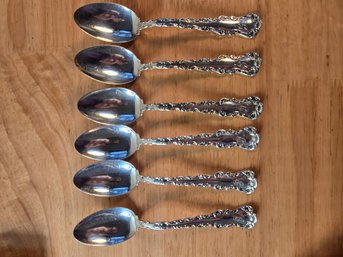 (6) St. Louis By Watson Sterling Spoons (EL31)