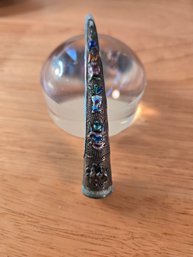 Vintage Enamel Chinese Finger Nail Cover (EL39)