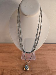 Catherine Popesco Gold Tone Necklace (EL68)