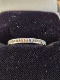 Antique Platinum Wedding Band (EL69)