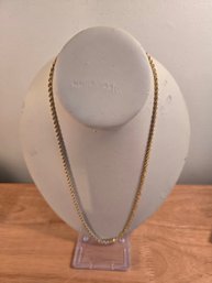 10K Yellow Gold Twisted Chain Necklace (EL79)