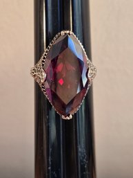 Victorian Style Sterling Filigree Men's Ring (EL82)