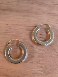 14K Yellow Gold Earrings (EL93)
