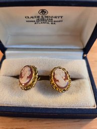 Antique Cameo Earrings (EL125)