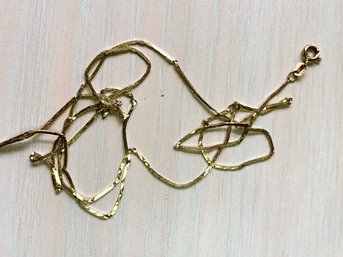 Vintage 14k Gold Chain - Damaged  2.99g  (DL25)