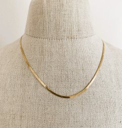 Vintage 14k Gold Chain Necklace 16   (DL33)