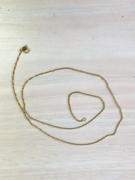 Vintage 14k Gold Chain Necklace 18   (DL67)