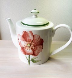 Vintage Villeroy & Boch China Flora House And Garden Teapot    (DL89)