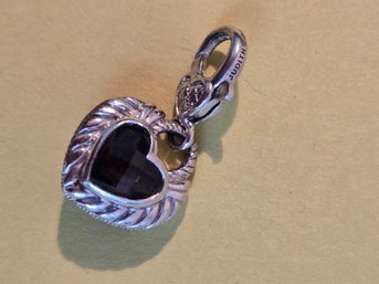 Judith Ripka Sterling Heart Pendant (ED3)