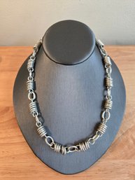 Tiffany & Co. Sterling Coil Link Necklace (ED8)