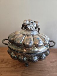 South American Silver Coquera Tureen (ED11)