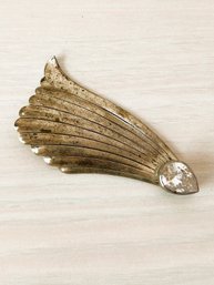 Vintage Sterling Silver Brooch Signed Sunrise  (DLM121)