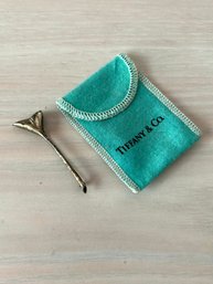 Vintage Tiffany Sterling Silver Gingko Leaf Brooch (DLM124)