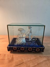 Sterling Silver Filigree Bicycle Figurine (ED12)